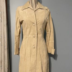 Ladies sueded leather jacket with lining